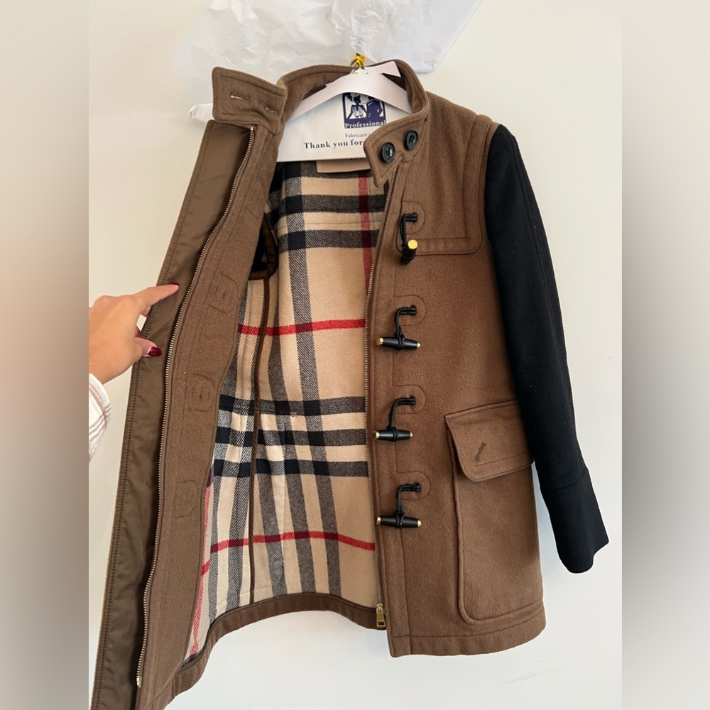 Authentic Burberry Brit 100% wool coat US 4 - Picture 1 of 16